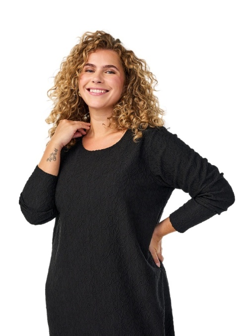 ZIZZI ELEGANCKA CZARNA SUKIENKA WZÓR 704A