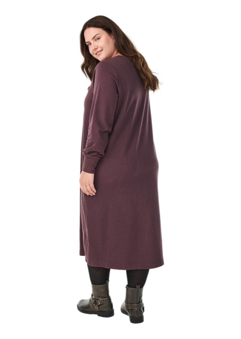 ZIZZI WYGODNA FIOLETOWA SUKIENKA DRESOWA 145A