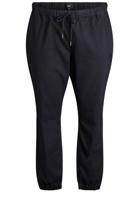 ZIZZI JEANSOWE CZARNE SPODNIE JOGGERY 066B