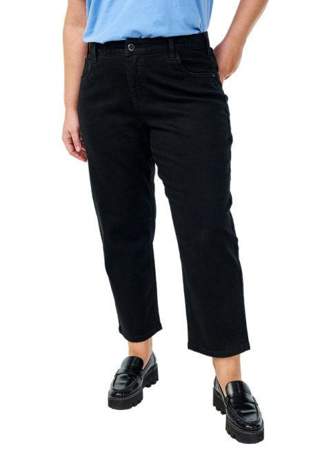ZIZZI CZARNE JEANSY SPODNIE PROSTA NOGAWKA 996C