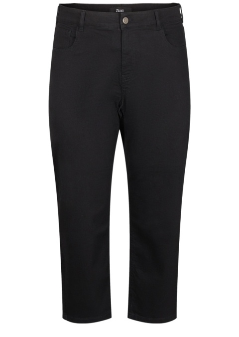 ZIZZI CZARNE JEANSY SPODNIE PROSTA NOGAWKA 996C