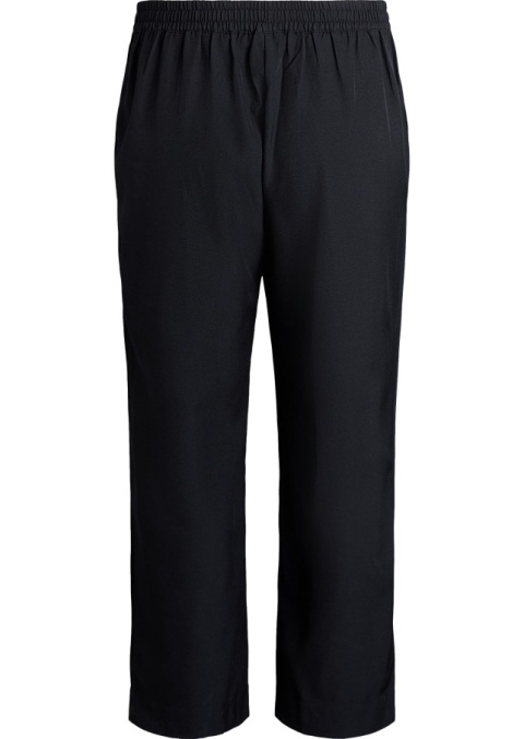 ZIZZI KLASYCZNE CZARNE SPODNIE PROSTA NOGAWKA 042D