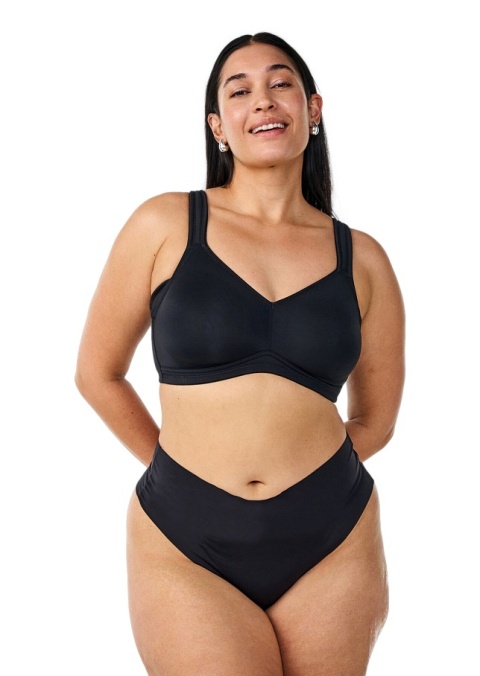 ZIZZI CZARNY KOMFORTOWY BIUSTONOSZ 057B