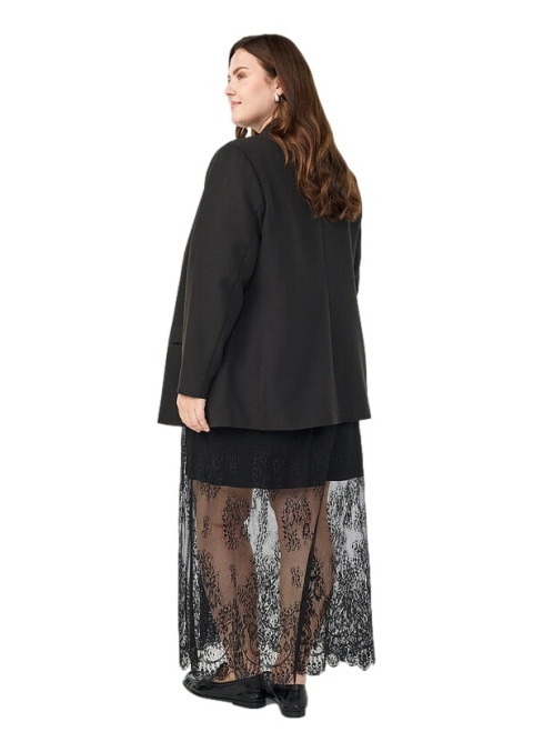 ZIZZI FANTASTYCZNA CZARNA SPÓDNICA KORONKA 140A