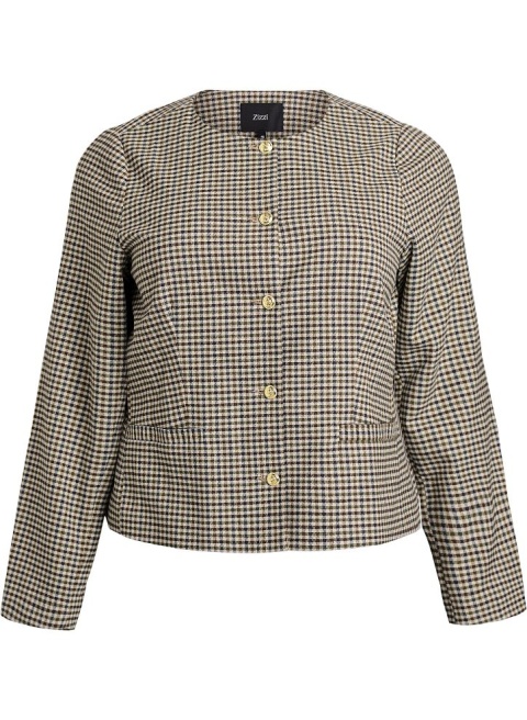 ZIZZI ELEGANCKA KRÓTKA KURTKA ŻAKIET GUZIKI 225A