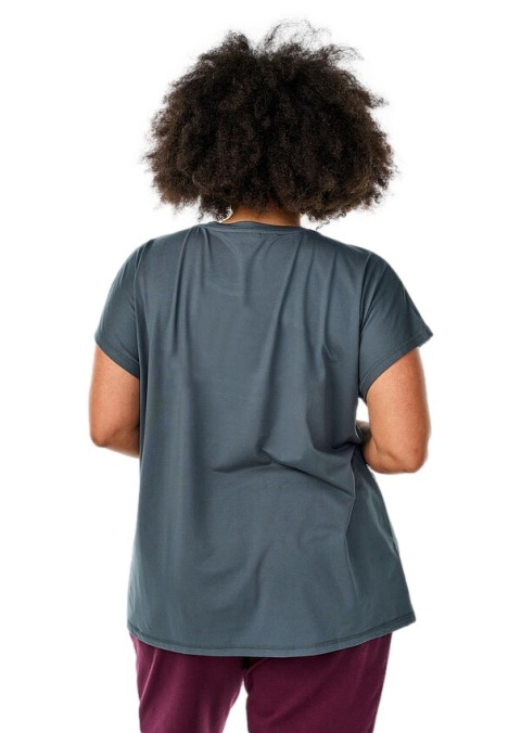 ZIZZI ZIELONY WYGODNY SPORTOWY T-SHIRT 054G