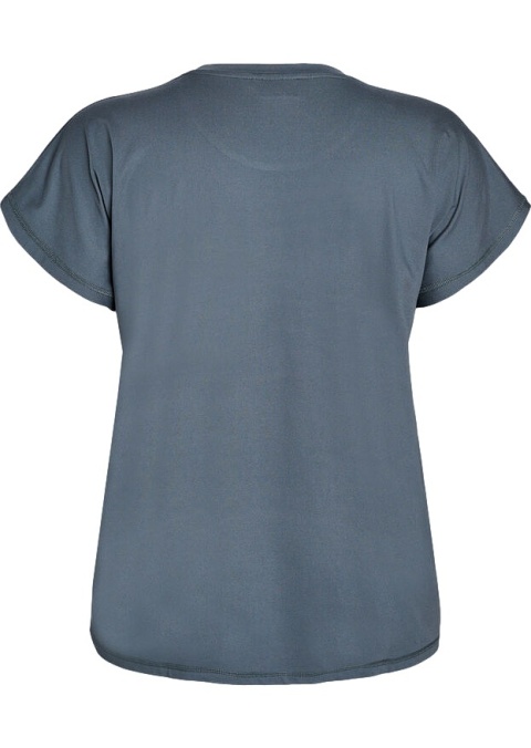 ZIZZI ZIELONY WYGODNY SPORTOWY T-SHIRT 054G