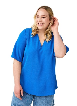 ZIZZI KOBALTOWA BLUZKA TUNIKA SEREK 000Z