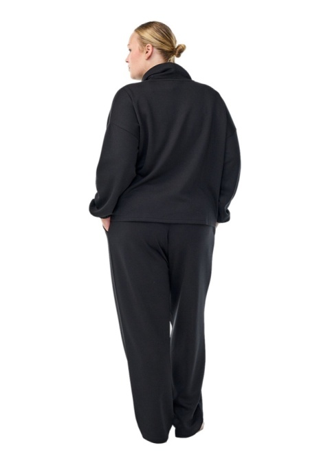 ZIZZI CZARNE LUŹNE SPODNIE DRESOWE 055K