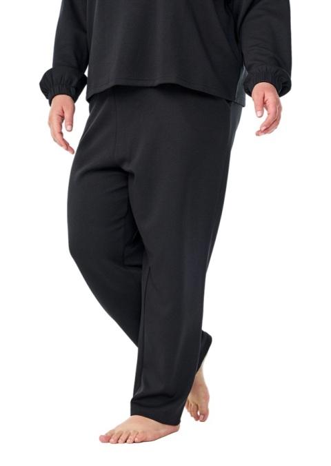 ZIZZI CZARNE LUŹNE SPODNIE DRESOWE 055K