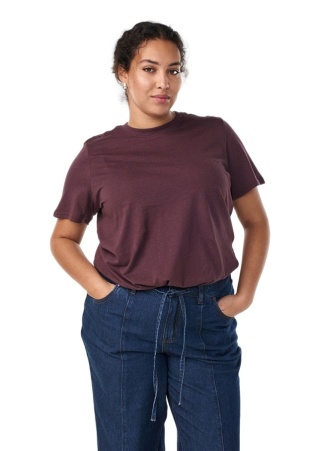 ZIZZI FIOLETOWY T-SHIRT BAWEŁNA 264A