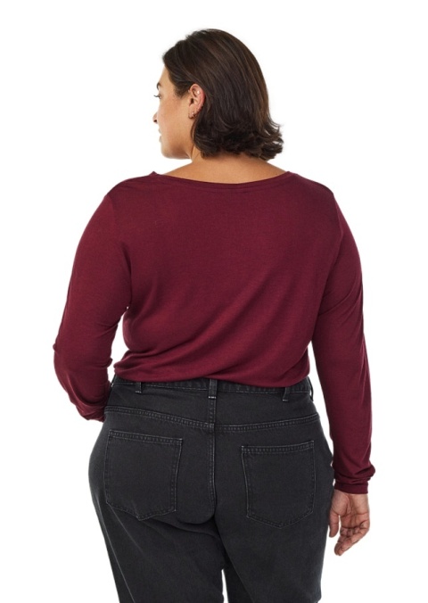 ZIZZI ŚWIETNA BORDOWA BLUZKA 186A