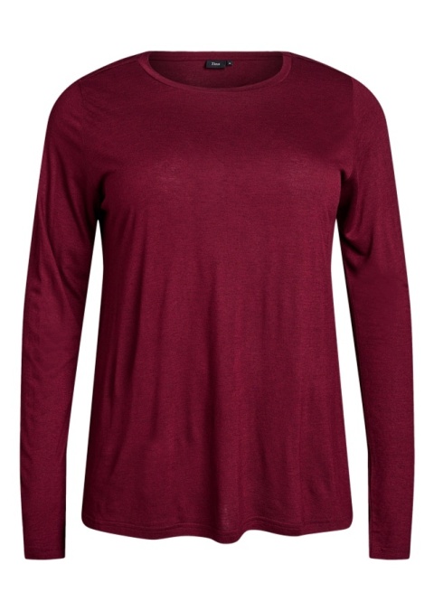 ZIZZI ŚWIETNA BORDOWA BLUZKA 186A