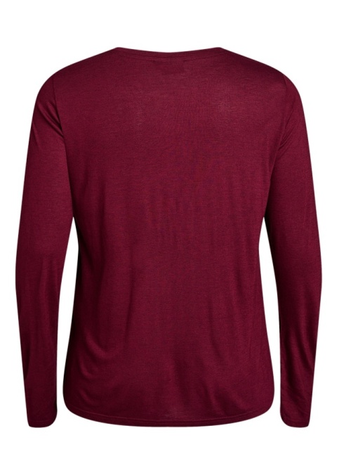 ZIZZI ŚWIETNA BORDOWA BLUZKA 186A