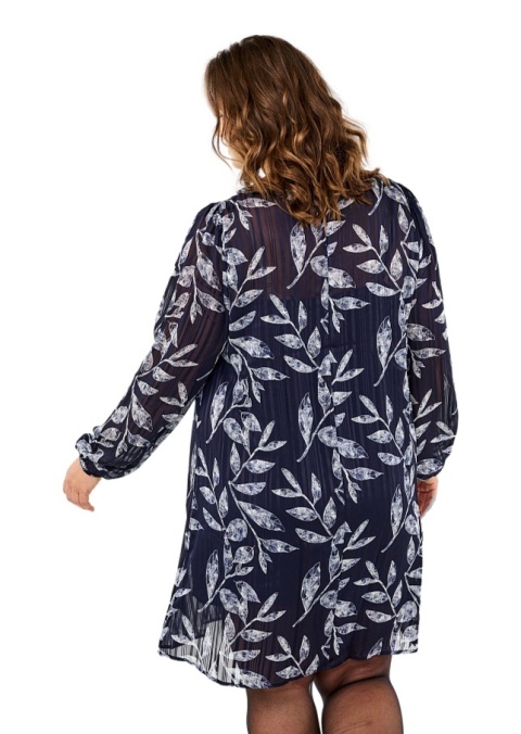 ZIZZI GRANATOWA SUKIENKA TUNIKA WZÓR 356HW