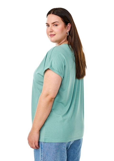 ZIZZI LUŹNA BŁĘKITNA BLUZKA T-SHIRT 400A