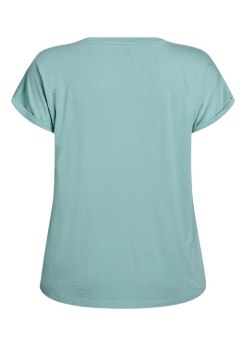 ZIZZI LUŹNA BŁĘKITNA BLUZKA T-SHIRT 400A