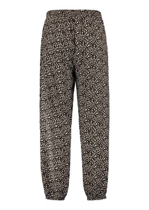 Z-ONE CZARNO-BIAŁE SPODNIE WZÓR PANTERKA ZO01