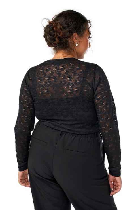 ZIZZI CZARNA KORONKOWA BLUZKA 306A