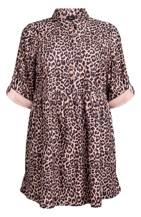 ZIZZI PIĘKNA SUKIENKA WZÓR PANTERKA 185A