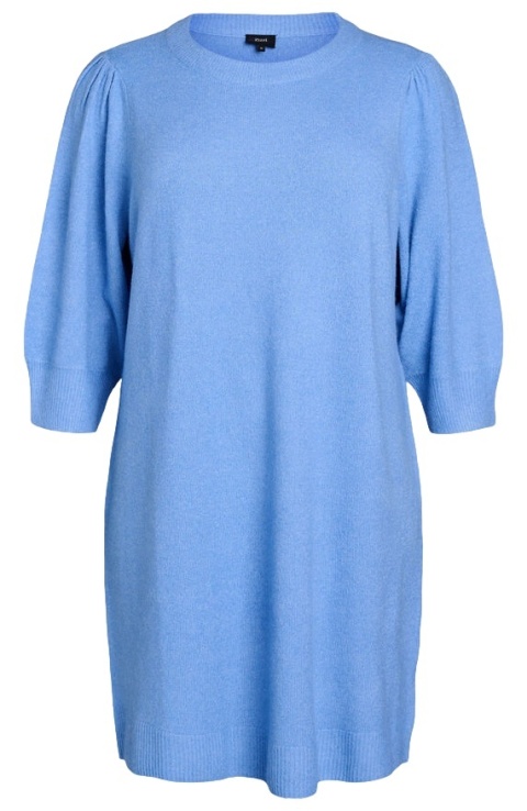 ZIZZI NIEBIESKA DZIANINOWA SUKIENKA BUFKI 279H