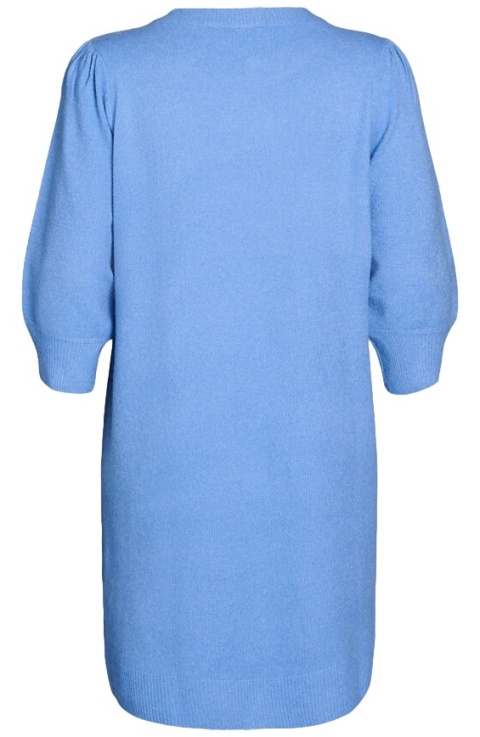 ZIZZI NIEBIESKA DZIANINOWA SUKIENKA BUFKI 279H