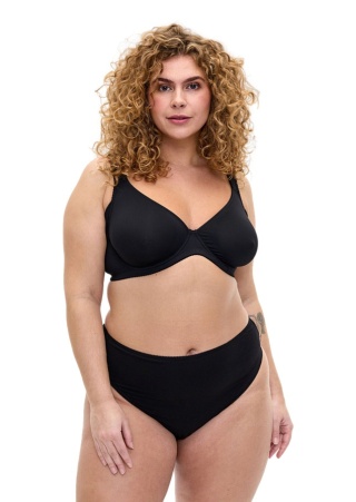 ZIZZI CZARNE MAJTKI STRINGI BAWEŁNA 2PACK 083I