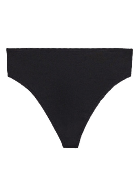 ZIZZI CZARNE MAJTKI STRINGI BAWEŁNA 2PACK 083I