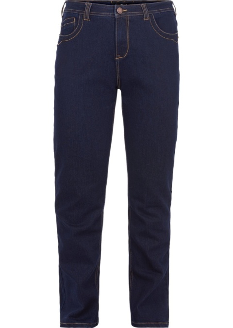 ZIZZI KLASYCZNE GRANATOWE SPODNIE JEANSY ZWĘŻANE 390B N82