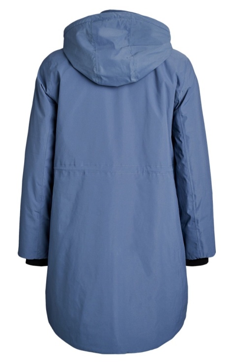 ZIZZI NIEBIESKA DŁUGA KURTKA SOFTSHELL KAPTUR 521A
