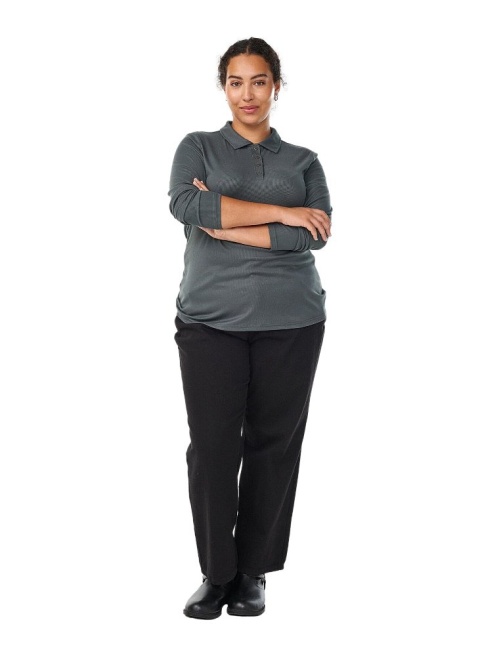 ZIZZI PRĄŻKOWANA KOSZULKA BLUZKA POLO 282A