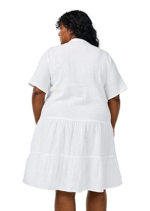 ZIZZI BIAŁA TUNIKA SUKIENKA BAWEŁNA 064H