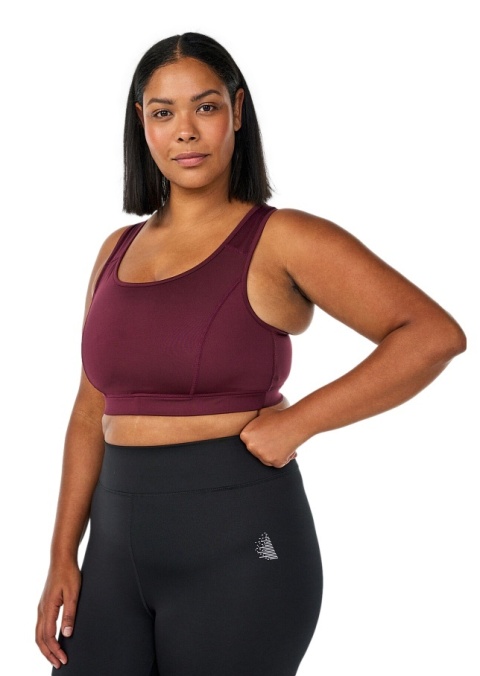 ZIZZI BORDOWY SPORTOWY BIUSTONOSZ 260C