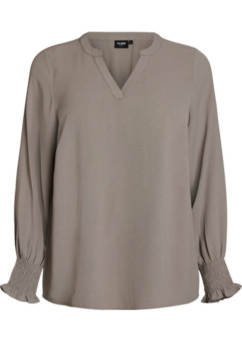 ZIZZI ELEGANCKA SZARA BLUZKA 054J