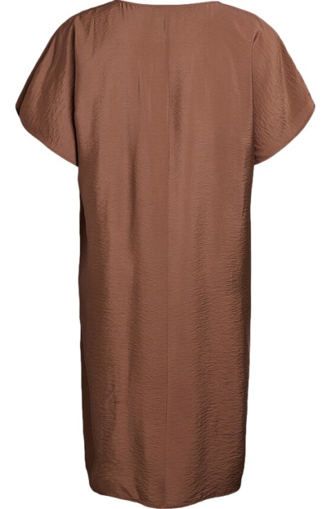 ZIZZI ELEGANCKA BRĄZOWA SUKIENKA WISKOZA 387B