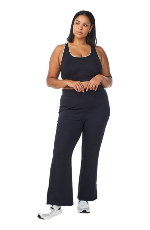 ZIZZI KOMFORTOWE CZARNE DRESY BOOTCUT 284A