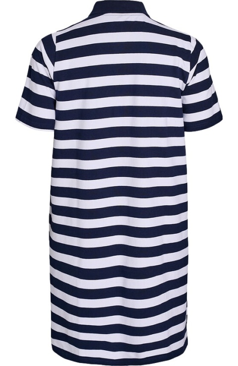 ZIZZI REWELACYJNA GRANATOWA SUKIENKA POLO W PASKI 601B