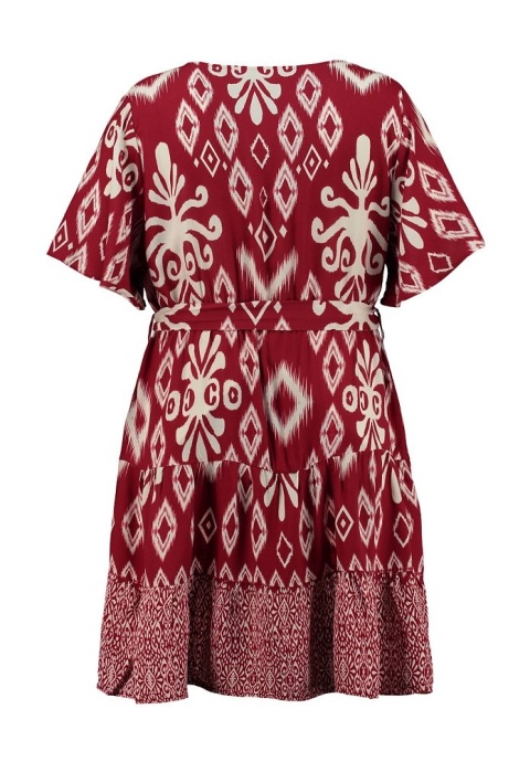 Z-ONE FINEZYJNA TUNIKA SUKIENKA AZTECKI WZÓR LATO ZO02