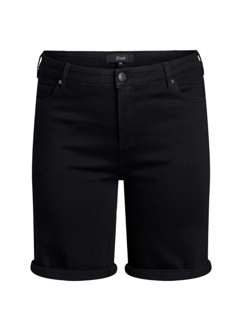 ZIZZI JEANSOWE SPODENKI CZARNE NA LATO 035B