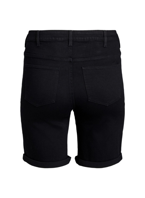 ZIZZI JEANSOWE SPODENKI CZARNE NA LATO 035B