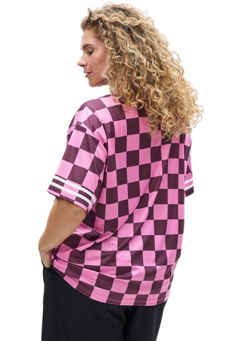 ZIZZI RÓŻOWA SPORTOWA KOSZULKA T-SHIRT KRATKA 565A