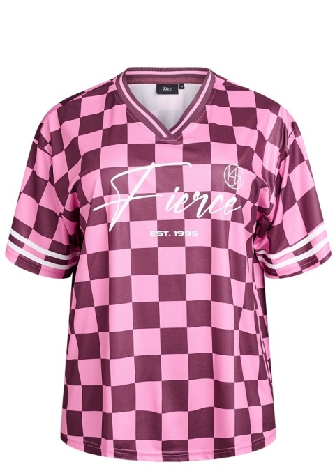 ZIZZI RÓŻOWA SPORTOWA KOSZULKA T-SHIRT KRATKA 565A