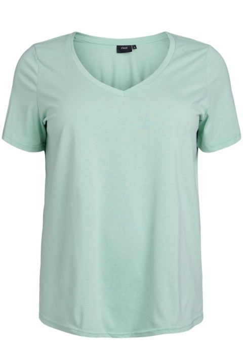 ZIZZI KLASYCZNY T-SHIRT MIĘTOWY 148E
