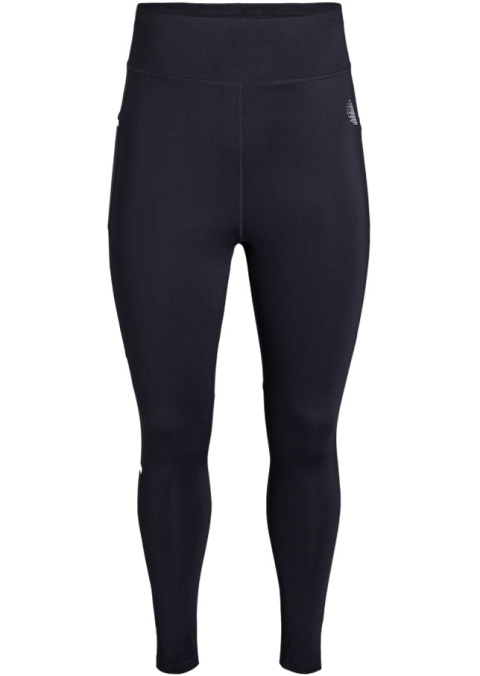ZIZZI CZARNE SPORTOWE SPODNIE LEGGINSY TRENINGOWE KIESZENIE 255A