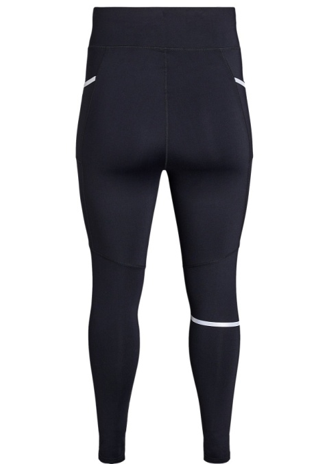 ZIZZI CZARNE SPORTOWE SPODNIE LEGGINSY TRENINGOWE KIESZENIE 255A