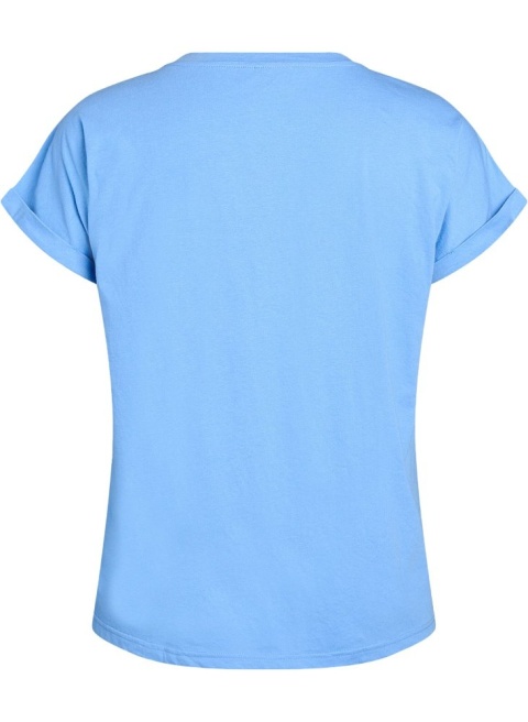 ZIZZI KLASYCZNY T-SHIRT NIEBIESKI 148h