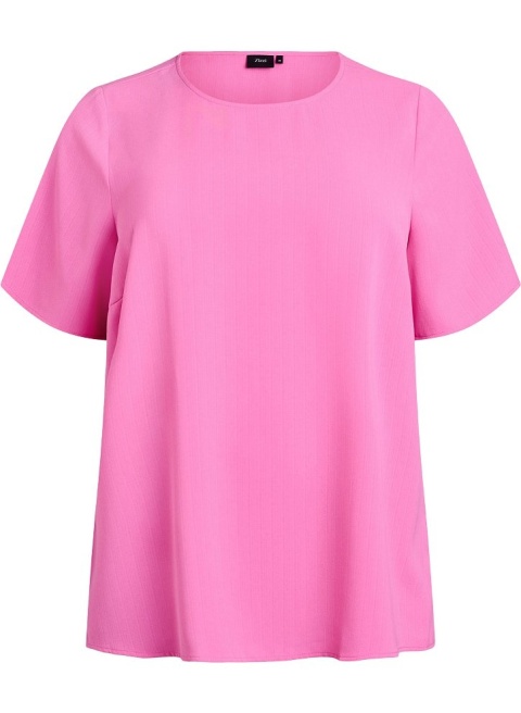 ZIZZI BLUZKA Z KRÓTKIM RĘKAWEM T-SHIRT RÓŻOWA 328A