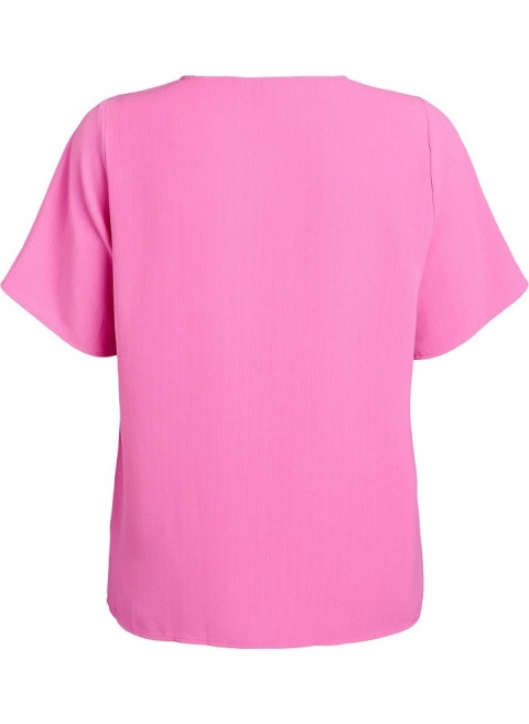 ZIZZI BLUZKA Z KRÓTKIM RĘKAWEM T-SHIRT RÓŻOWA 328A