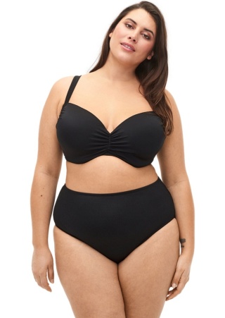 ZIZZI CZARNE MAJTKI KĄPIELOWE BIKINI 726F