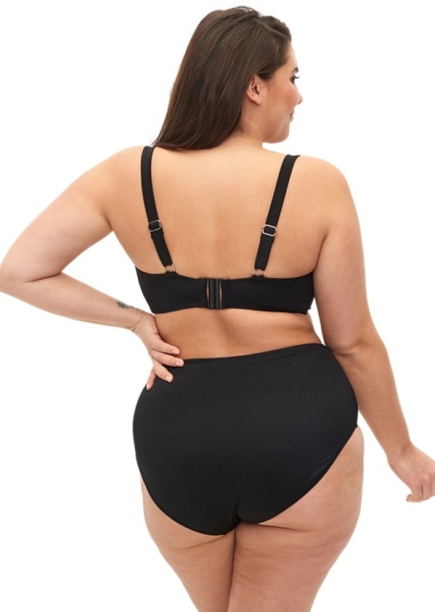 ZIZZI CZARNE MAJTKI KĄPIELOWE BIKINI 726F